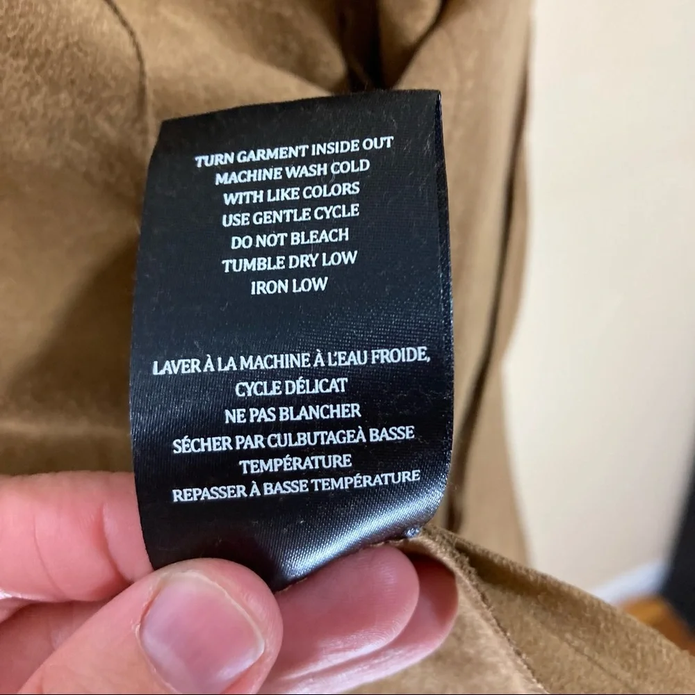 Blank NYC Drape Front Faux Suede Jacket - Picture 12 of 14